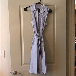 Seersucker Pocket Dress